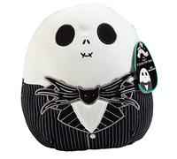 Squishmallow Jack Skellington 8 pulgadas - Pesadilla antes de Navidad oficial Kellytoy Halloween - Lindo y suave peluche de peluche - Gran regalo para ni os - A partir de 2 a os