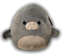 Squishmallow - Peluche oficial de Kellytoy Sea Life Squad Squishy Animal de peluche suave (Matt The Manitee, 8 pulgadas)