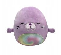 Squishmallow s Rou The Seal - Almohada suave para dormir, color morado