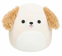 Squishmallows - 7.5 Pulgadas - Meggie - Perro Peludo Blanco y marrón