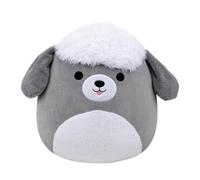 Squishmallows Arnold - Perro de Pastor (50 cm), Color Gris y Blanco