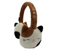 Squishmallows CAM The Cat - Auriculares Bluetooth de Felpa con micrófono Integra