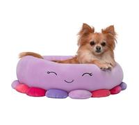 Squishmallows Cama Oficial para Mascotas Beula Octopus de 20 Pulgadas, pequeña Cama Oficial de Felpa ultrasuave, Color Morado