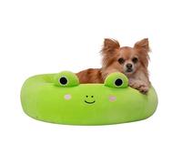 Squishmallows Cama Oficial Wendy Frog para Mascotas de 20 Pulgadas, pequeña Cama Oficial de Felpa ultrasuave, Color Verde