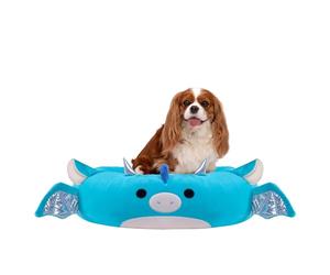 Squishmallows Cama Original para Mascotas Tatiana The Dragon de 24 Pulgadas, Cama de Felpa Oficial ultrasuave de tamaño Mediano