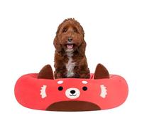Squishmallows Cama para Mascotas Original de Cici The Red Panda de 76 cm - Cama Oficial de Felpa Grande ultrasuave para Mascotas