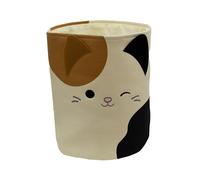 Squishmallows Character World Cubo de almacenamiento oficial | Diseño de gato de leva, cesta de lavandería | Organizador para dormitorio de niños, sala de juegos de niños | 38 x 31 x 31 cm lona de