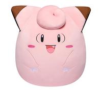 SQUISHMALLOWS SQPK00040 14-Inch Add Clefairy to Your Squad, Ultrasoft Stuffed An