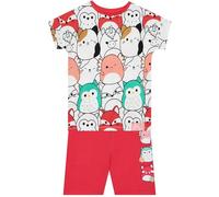 Squishmallows Conjunto De Camiseta Y Pantalones Cortos Para Niñas, Ropa De Verano Para Niñas, Conjunto Cam The Cat, Rosa 7-8 Años