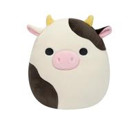 Squishmallows SQCR05373 Connor - Vaca Blanca y Negra, 19 cm, Multicolor