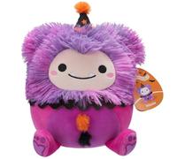Squishmallows Disfraz de payaso Woxie el Magenta de 7.5 pulgadas con disfraz de payaso para Halloween