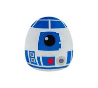 Squishmallows Star Wars R2-D2 Plush - Add R2-D2 to your Squad, Ultrasoft Stuffed Animal Plush Toy, Official Kellytoy Plush,White and Blue,10inch