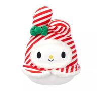Squishmallows: Hello Kitty - My Melody con cintas a rayas rojas y blancas - 20 cm