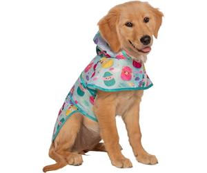 Squishmallows Impermeable para Mascotas, Extra Grande, con Texto en inglés It's Raining Squish, ultrasuave, Oficial de Jazwares Pets Apparel