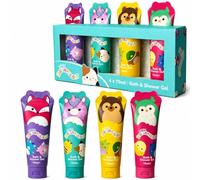 Squishmallows - Juego de gel de baño y ducha, divertido juego de regalo de personajes, gel de baño perfumado afrutado para niños, regalo para fanáticos de Squishmallows