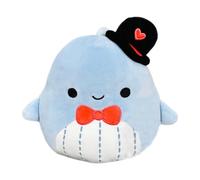 Squishmallows Kellytoy - Almohada coleccionable oficial del escuadrón de San Valentín de 5 pulgadas (ballena Samir)