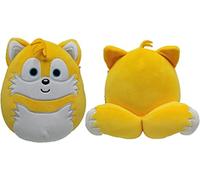Squishmallows Kellytoy SEGA Sonic, Knuckles, Tails, Shadow - Peluche (Sonic The Tails 10 pulgadas)
