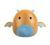 Squishmallows Original Adopt Me! Peluche de dragón Dorado de 20,32 cm - Peluche Oficial de Jazwares Little Ultrasoft