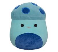 Squishmallows Original Ankur Champiñón Azul Cerceta 40,6 cm con Manchas Azules y Vientre - Gran Peluche Oficial Jazwares