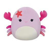 Squishmallows Pink Crab 7,5 Pulgadas - Rosa Cangrejo - Añade Cailey a tu Squad, Juguete Animales ultrasuave, Peluche Oficial de Kellytoy, Color (SQCR04093)