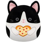 Squishmallows Original Cicely The Cat Pizza - Peluche de escuadrón de San Valentín de 12 pulgadas, juguete de peluche coleccionable suave y esponjoso, añádelo a tu escuadrón, regalo para niños, niñas