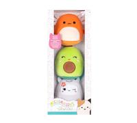 Squishmallows Original Micromallows Plush 3-Pack - Avocado, Yeti & Axolotl 2.5-I