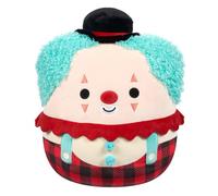 Squishmallows Original payaso Ukee de 12 pulgadas con pelo verde azulado y sombrero de bolos negro, peluche oficial de Jazwares