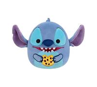 Squishmallows Original - Peluche Disney de 20 cm Chef Stitch comiendo una galleta con chispas de chocolate