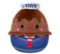 Squishmallows Original Stranger Things de 25 cm- Pudín de Chocolate - Peluche Oficial de Jazwares