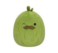 Squishmallows Originales de 19 cm Charles El pepinillo con Bigote, añade Nichelle a tu Equipo, Peluche Ultra Suave