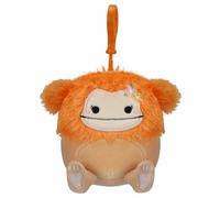 Squishmallows Peluche con Clip de 3,5 Pulgadas Shasta The Orange Bigfoot, SQCP00208