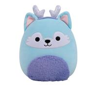 Squishmallows Peluche navideño de Hyde el Lobo Azul Original de 19 cm | Peluche oficial ultrasuave de Jazwares