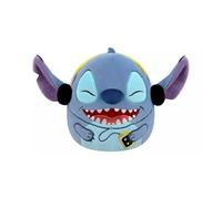 Squishmallows Peluche original de Disney Stitch con auriculares de 8 pulgadas