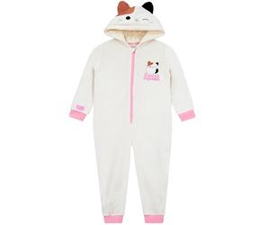 Squishmallows Pijama Niña Invierno Polar | Squishville Pijama Niña Invierno | Blanco 11-12 Años