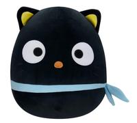 Squishmallows Sanrio - Cinta azul de Hello Kitty Chococat de 25 cm, juguete de peluche ultrasuave oficial de Jazwares