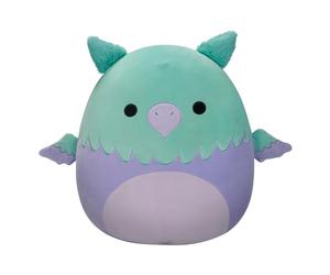 Squishmallows SQCR05401 Minerva The Squa and Purple Griffin de 7.5 Pulgadas, Multicolor