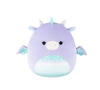 Squishmallows SQCR08593 Drow el dragón 30 cm, Peluche Oficial de Jazwares, Supersuave