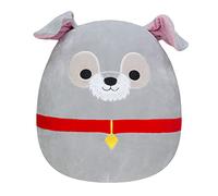 Squishmallows SQK0311 Disney Añade vagabundo a tu escuadrón de 14 Pulgadas, Animal de Peluche ultrasuave Grande, Peluche Oficial Kellytoy, Gris