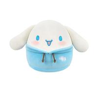 SQUISHMALLOWS SQSN00757 - Peluche de Hello Kitty and Friends Cinnamoroll en Sudadera con Capucha, 25 cm, Oficial de Jazwares, Peluche Supersuave