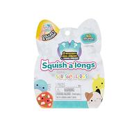 Squishmallows Squish-a-Longs Bolsitas Sorpresa, 2 Mini-Squish + 1 Anillo, 40 Personajes coleccionables, Serie 1