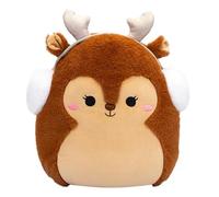 Squishmallows Squishmallow - Juguete de peluche FuzzAMallows Darla el reno de Navidad, 30 cm, original 2024