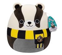 Squishmallows SQWB00066 - Peluche Oficial de Harry Potter Hufflepuff, 25 cm, Peluche Supersuave