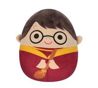Squishmallows SQWB00124 - Peluche Oficial de Harry Potter con Bata de Quidditch, 25 cm, Peluche Supersuave