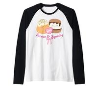 Squishmallows Sweet and Squishy Valentine Camiseta Manga Raglan