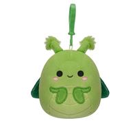 Squishmallows Trenton, la Mantis Religiosa, Peluche con Clip de 3,5 Pulgadas, SQCP00209