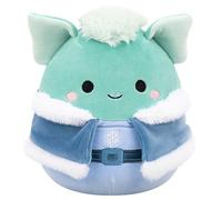 Squishmallows Troye el troll verde azulado original de 7.5 pulgadas en traje de invierno | Juguete de peluche lindo coleccionable, juguetes de peluche para niños, juguetes suaves, lindos peluches
