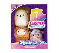 Squishville- Pack de 4 Purpurina Squad Felpa, Multicolor (Jazwares SQM0326)