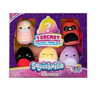 Squishville SQM0331 - Juego de 6 Minifiguras de Peluche (5 cm)