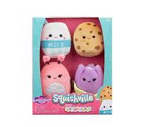 Squishville SQM0471 - Juego de 4 Figuras de Peluche supersuaves (5 cm)