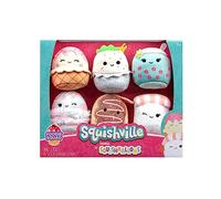 Squishville SQM0474 - Juego de 6 Figuras de Peluche (5 cm)